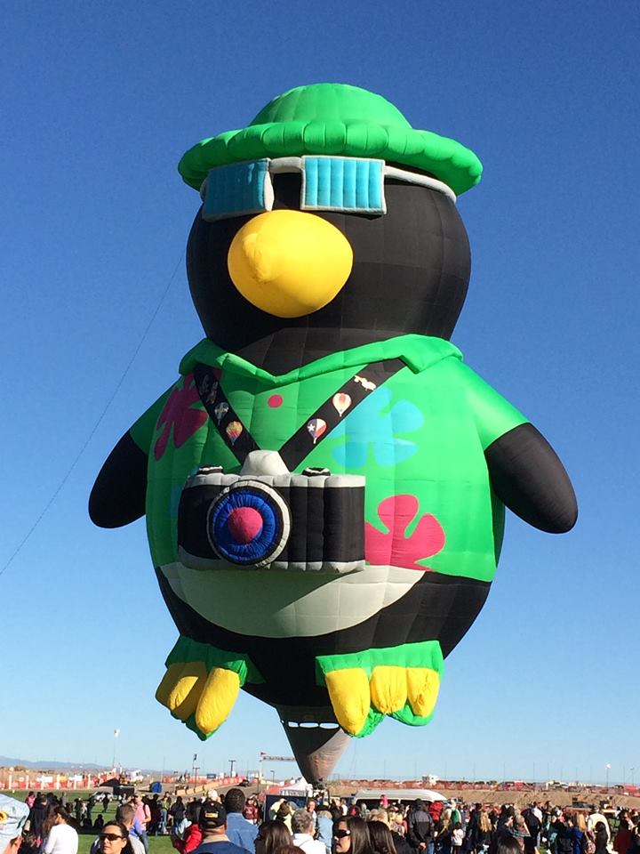 The tourist penguin was my favorite balloon.